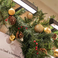 Diahom Christmas Ball 24ct 1.57 Inches Gold Mini Xmas Hanging Ornaments