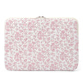 Puffy Laptop Sleeve 13 Inch Cute Quilted Laptop Protective Case Padded Floral Computer Sleeve for MacBook (A-Blue, 13 Inch)