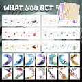 Halloween Glitter Freckle & Gems, Face Tattoo for Women Makeup Decorations