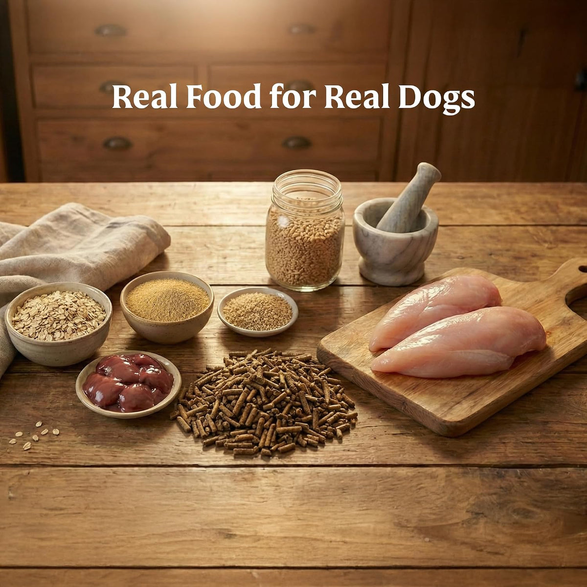Bil-Jac Adult Select Dry Dog Food | Fresh Chicken Recipe | 6 lb Bag | Probiotics for Everyday Immune System Support, 5 lbs Fresh Chicken per Bag, Easy-to-Chew Slow-Cooked Bites