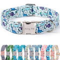 ARING PET Fall Dog Collar-Cotton Maple Leaves Dog Collar for Small Dogs, Adjustable Lightweight Dog Collars with Quick Release Buckle for Small Medium Large Dogs