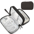 FYY Electronic Organizer, Travel Tech Pouch Bag, Cable Organizer Black