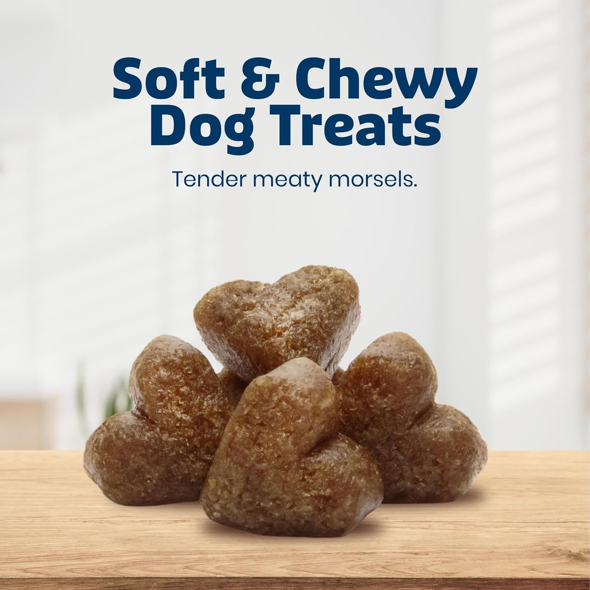 Blue Buffalo Bits Beef Soft & Chewy Dog Treats, Bite-Sized for Training, Made with Real Beef & Enhanced with DHA, Heart-Shaped Dog Treats, Made in the USA with Natural Ingredients, 19 oz.