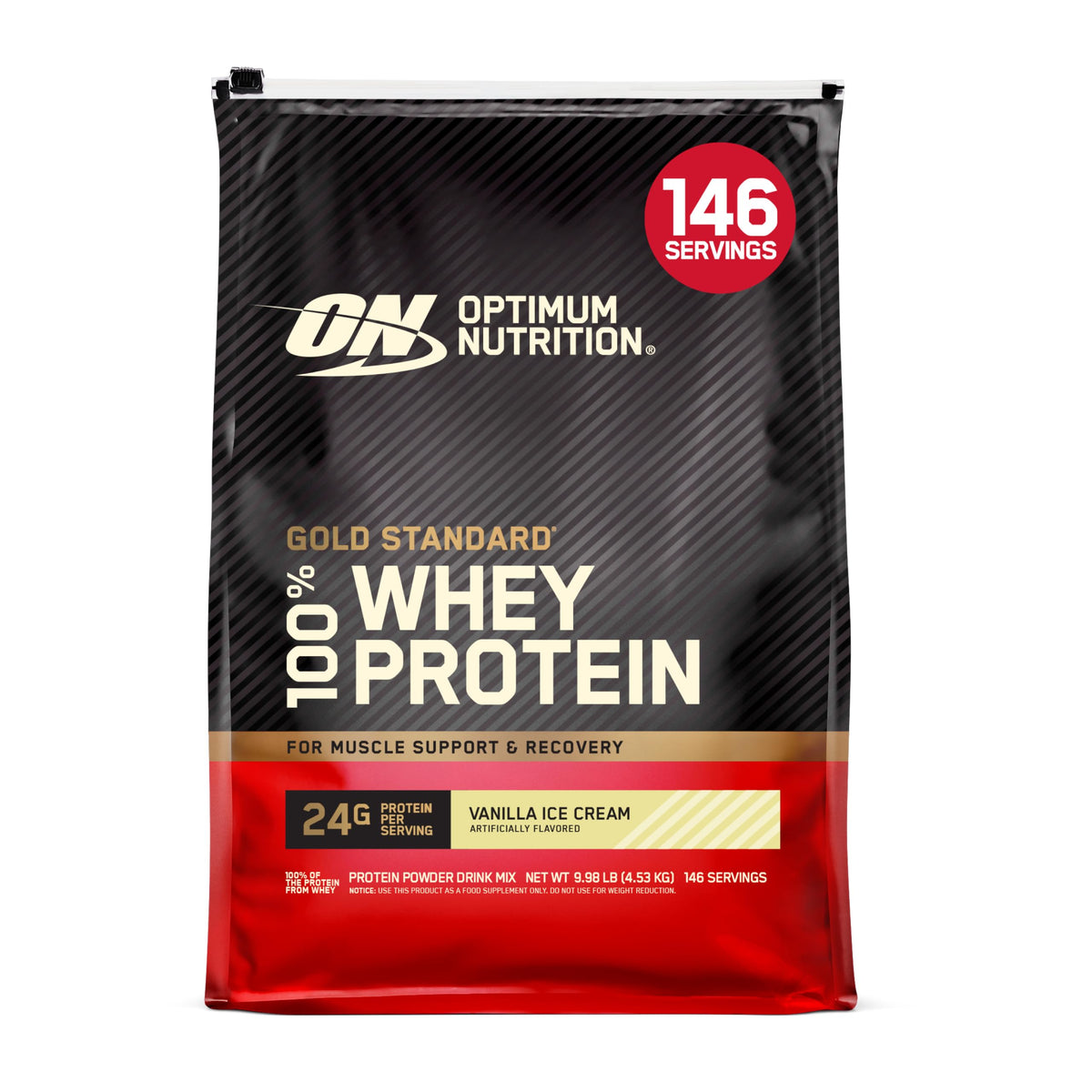 Optimum Nutrition Gold Standard 100% Whey Protein Powder, Extreme Milk Chocolate, 5 Pound (Packaging May Vary) | 24g of 100% Whey Protein Powder Per Serving, with BCAAs, Gluten Free, Banned Substance Tested, Easy Mixing, Muscle Support