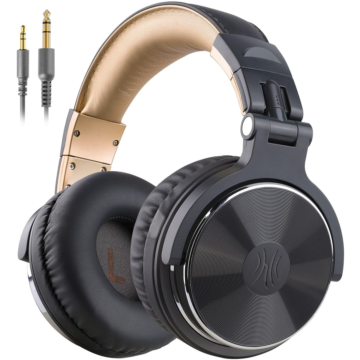 OneOdio Wired DJ Hi-Res Over-Ear Headphones for PC, Keyboard Guitar - Black