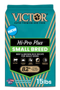 VICTOR Super Premium Dog Food – Hi-Pro Plus Dry Kibble – High Protein Dog Food with 30% Protein – Beef, Chicken, Pork, Fish Meals, Gluten Free - for High Energy and Active Dogs & Puppies, 40lbs