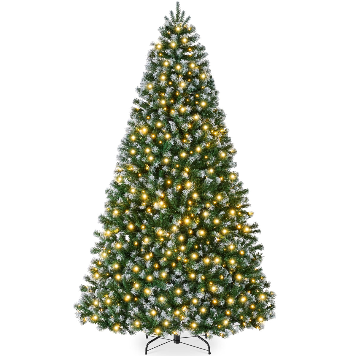 Best Choice Products 15ft Artificial Christmas Tree with LED Twinkling Lights, Pre-Lit Spruce Realistic Holiday Xmas Décor, 1,800 Lights, 5,476 Tips
