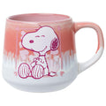 Silver Buffalo Peanuts Snoopy Fall Leaf, Wide Rim Ceramic Mug, 16oz