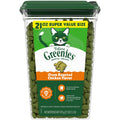 Greenies Cat Treats, Feline Veterinarian-Recommended Adult Natural Dental Cat Treats, Oven Roasted Chicken Flavor, 4.6 oz. Pouch
