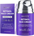 MAREE Face Moisturizer – Retinol Face Cream for Women Moisturizing with Collagen & Hyaluronic Acid – Day & Night Anti-Aging Facial Wrinkle DD Cream Moisturizer for Dry Skin – Crema Para la Cara