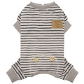 KYEESE Striped Dog Pajamas for Medium Large Dog Stretchy Onesie Daily Wear