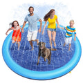 Peteast Dog Pool, Anti-Slip Splash Pad for Dogs, 67 in, Blue