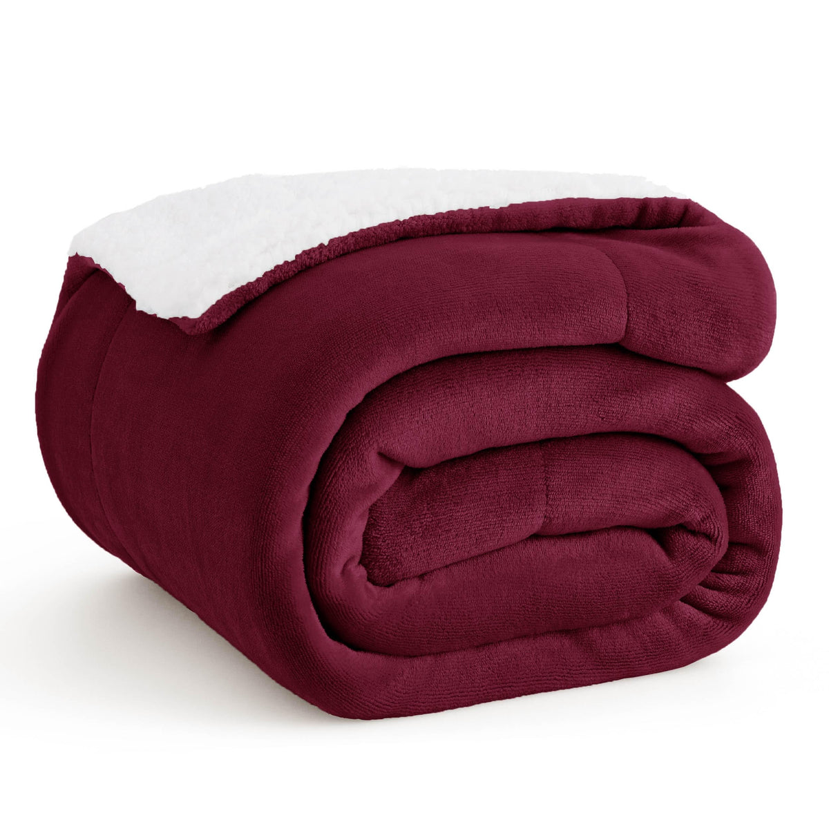 Bedsure GentleSoft Sherpa Fleece Blanket Queen Size for Bed, Non-Heated, Thick and Warm Throw for Women and Men, Soft Fuzzy Plush Queen Blanket for Winter, Brown, 90x90 Inches