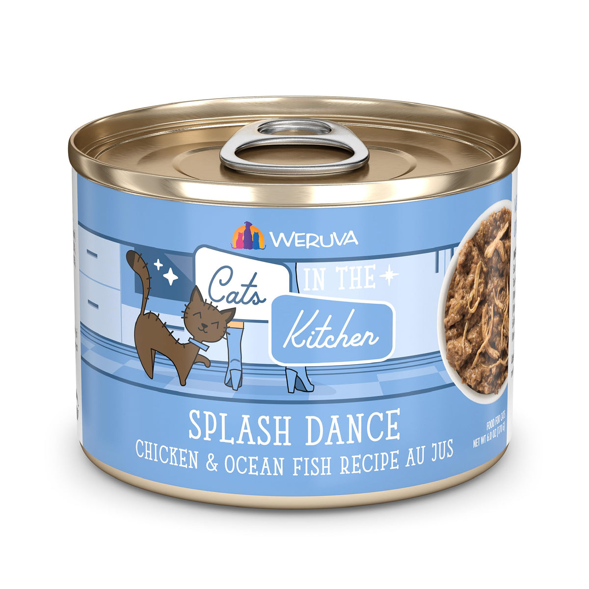 Weruva Cats in The Kitchen, Kitchen Cuties Variety Pack, Wet Cat Food, 3.2oz Can (Pack of 12)