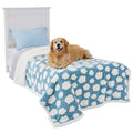 LE SURE Waterproof Dog Blankets for Small Dogs Cute Cozy 3D Jacquard,25x35