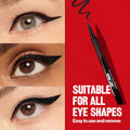 Revlon ColorStay Wing Line Liquid Eyeliner, Blackest Black, 0.04 fl oz | Waterproof liquid eyeliner with angled tip for easy wings & cat eyes. Smudge-proof, up to 24hr wear.
