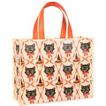 Loveinside Halloween Medium Recycled Gifts Bags with Handles, Reusable Halloween Party Gift Bag, Shopping Bag - 13" x 5" x 10", 1 Pcs, Owl Design