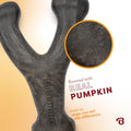 Benebone Wishbone Chew Toy for Aggressive Chewers, Pumpkin Spice, Small