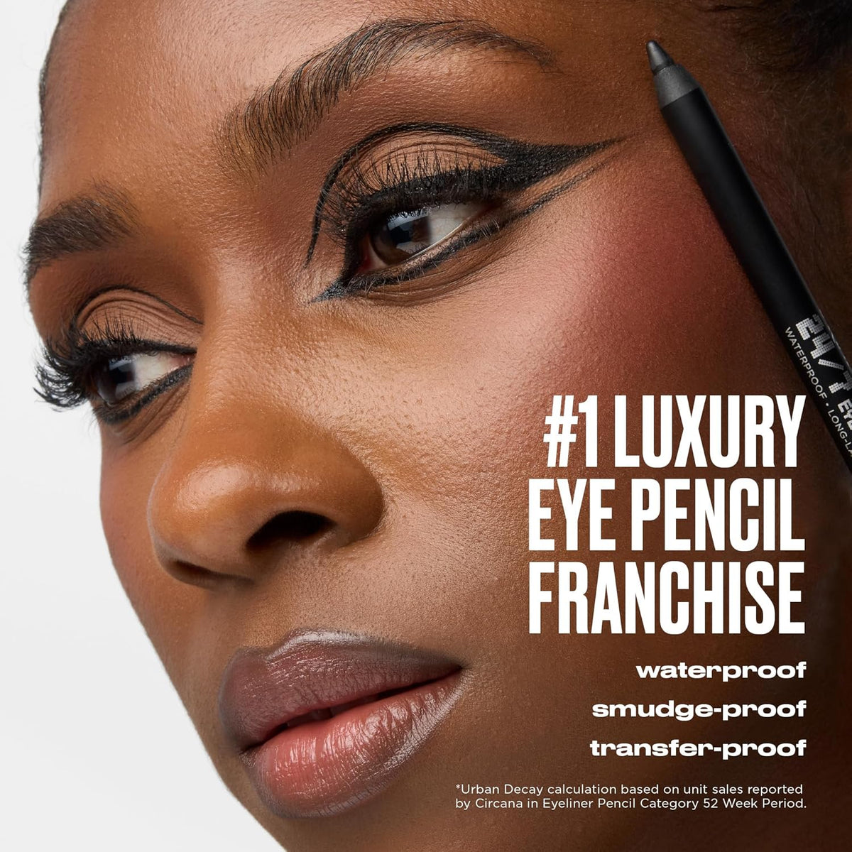 Urban Decay 24/7 Glide-On Waterproof Eyeliner Pencil, Smudge-Proof, Transfer-proof, Long-lasting Color Eye Liners, Hydrating Vitamin E & Jojoba Oil - 0.04 oz