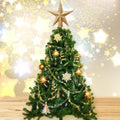 SUNEZLGO Mini Christmas Tree Topper, 3.35 Inch Small Star Treetop, Small Christmas Tree Top, Mini Christmas Tree Ornaments, Ornaments for Tree, Tree Star for Xmas Holiday Party Home Decoration