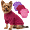 3 Pack Dog Sweaters for Small Dogs Girl Boy Winter Fleece Clothes Warm Soft Dog Sweatshirt Outfit for Dogs Cats Pet Apparel