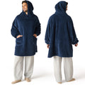 Bedsure Soft Wearable Blanket Hoodies for Women, Grey, Standard
