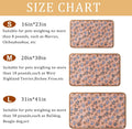 1 Pack 3 Blankets Super Soft Fluffy Premium Fleece Pet Blanket Flannel Paw Printed Throw for Dog Puppy Cat (Small 23x16'', Brown, Pink, White)