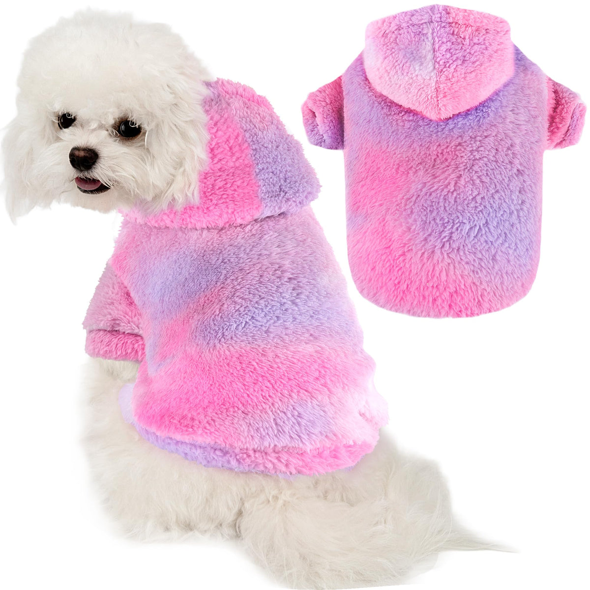 Tie-Dye Dog Hoodie Sweaters for Large Dogs Designed Dog Clothes