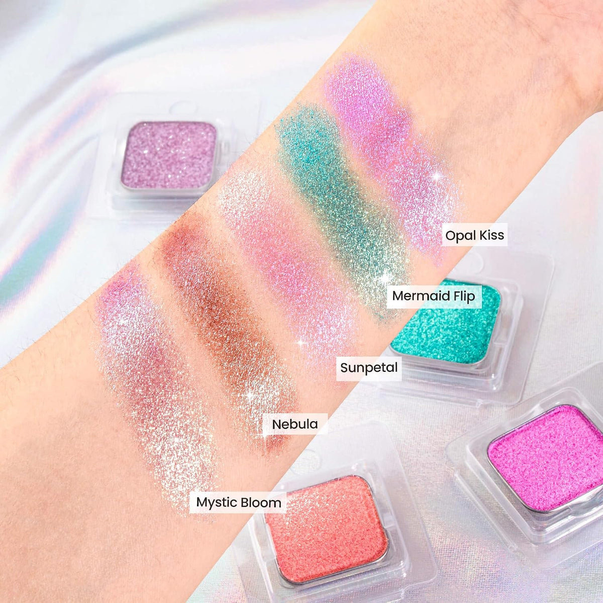 Chameleon Duochrome Eyeshadow, Mauve Taupe with Blue-Green Shift