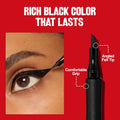 Revlon ColorStay Wing Line Liquid Eyeliner, Blackest Black, 0.04 fl oz | Waterproof liquid eyeliner with angled tip for easy wings & cat eyes. Smudge-proof, up to 24hr wear.