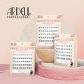 Ardell Naked Clusters 437 – Lightweight Human Hair Natural Cluster Lashes with Invisiband, Mixed Length 8–14 mm, DIY Lash Extensions, 50 Lash Clusters