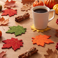 8 Thanksgiving Coasters Handmade Coasters, Leaf