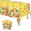 3 Pack Thanksgiving Tablecloths, 108" x 54" Disposable Turkey Table Cloth