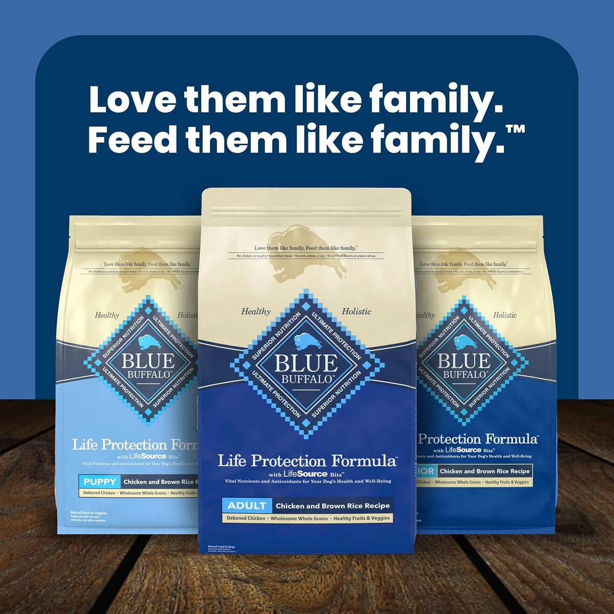 Blue Buffalo Life Protection Formula Chicken & Brown Rice Adult Dry Dog Food, Supports Immunity with Antioxidant-Rich LifeSource Bits, Promotes Healthy Muscle Development, Skin & Coat Health, 30 lbs.