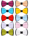 PET SHOW 10 Pack Fall Dog Bowties for Large Dogs Sliding on Collar