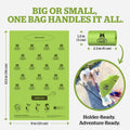 Pogi's Compostable Poop Bags – Leak-Proof, Extra-Large, Made with Plants – 18 Rolls (270 Bags)