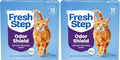 Fresh Step Clumping Cat Litter, Multi-Cat Odor Control, 14 lbs (Pack of 2)