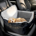 BurgeonNest Dog Car Seat for Small Dogs & Cats Under 25 lbs,Black