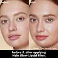 e.l.f. Halo Glow Liquid Filter, Hydrating Complexion Boost, 1 Fair