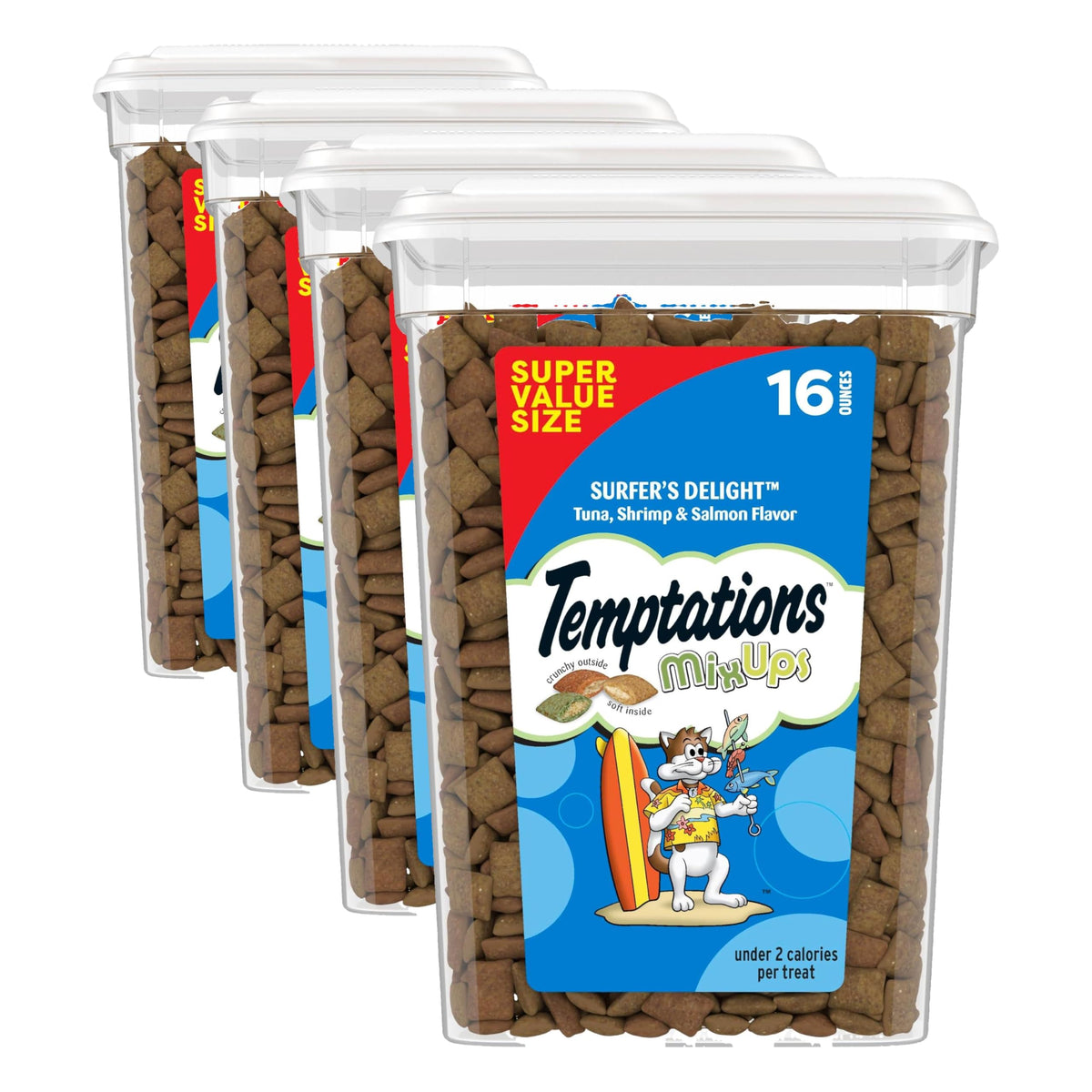 Temptations Cat Treats Classic Crunchy and Soft Cat Treats, Tasty Chicken Flavor, 30 oz. Tub