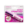 i-Envy Super Strong Hold 3D Strip Lash Glue Brush-On False Eyelash Adhesive, Waterproof, Hypoallergenic, Latex & Formaldehyde Free (Black)