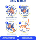 Aquapaw Silicone Dog Lick Mat - Suction Cup Slow Feeder Pad - Calming Bath Time Aid & Dog Grooming - Stress Relief & Pet Enrichment - Pack of 2 - XL & Small, Blue