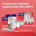 FELIWAY MultiCat 30 Day Cat Calming Plug In Pheromone Diffuser Starter Kit, 48ml - Helps Reduce Conflicts and Signs of Tension in Multi-Cat Households