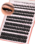 Goddvenus Manga Lash Clusters With Spikes Wispy Cluster Eyelash Extensions Fluffy Anime Eyelashes Clusters Reusable Faux Mink Fairy Individual Lash Extension (D Curve 12-18mm 204 pieces)