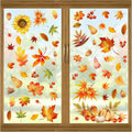 Fall Window Clings, Double-Sided Autumn Decorations