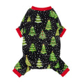Fitwarm Reindeer Dog Christmas Pajamas, Winter Doggy Clothes for Small Dogs Boy Girl, Fleece Dog Onesie with Feet, Holiday Pet Outfit, Black, White, Red, Medium