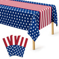 3 Pack Thanksgiving Tablecloths, 108" x 54" Disposable Turkey Table Cloth