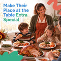 Thanksgiving Plates for Kids, Set of 4