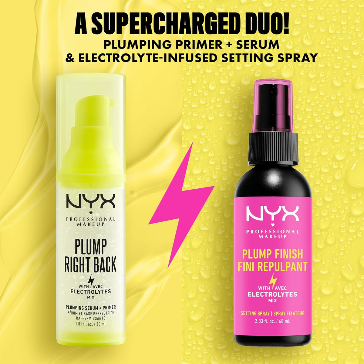 NYX PROFESSIONAL MAKEUP Plump Right Back Plumping Serum & Primer, With Hyaluronic Acid
