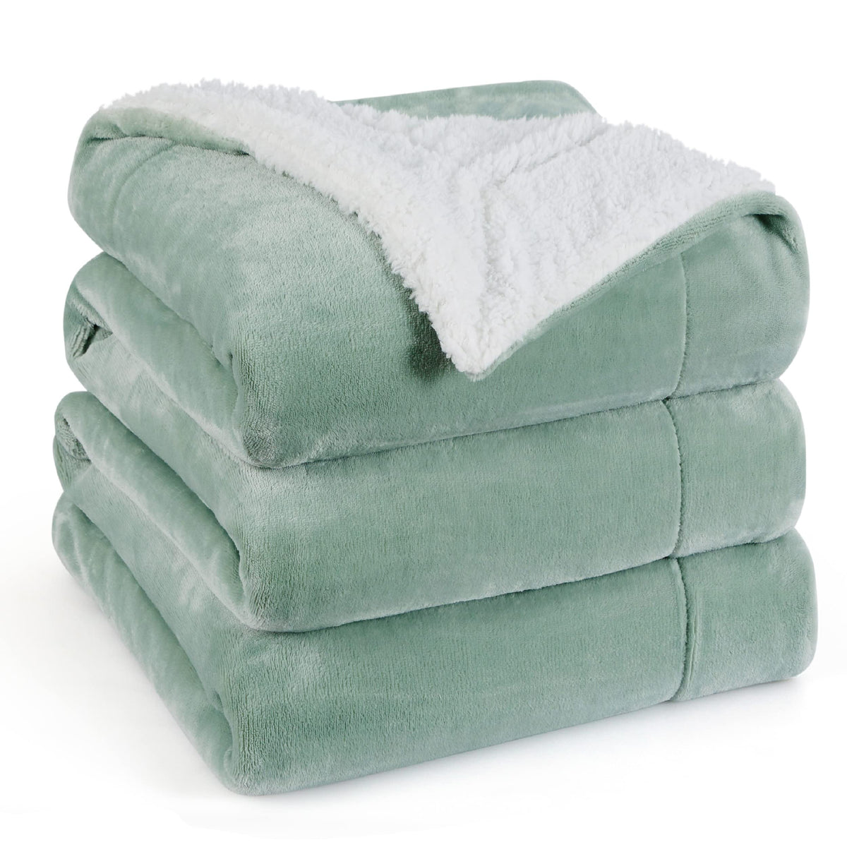 Bedsure GentleSoft Sherpa Fleece Throw Blanket for Couch, Non-Heated, Thick and Warm Throw for Women and Men, Soft Fuzzy Plush Weight Blanket for Winter, Navy, 50x60 Inches